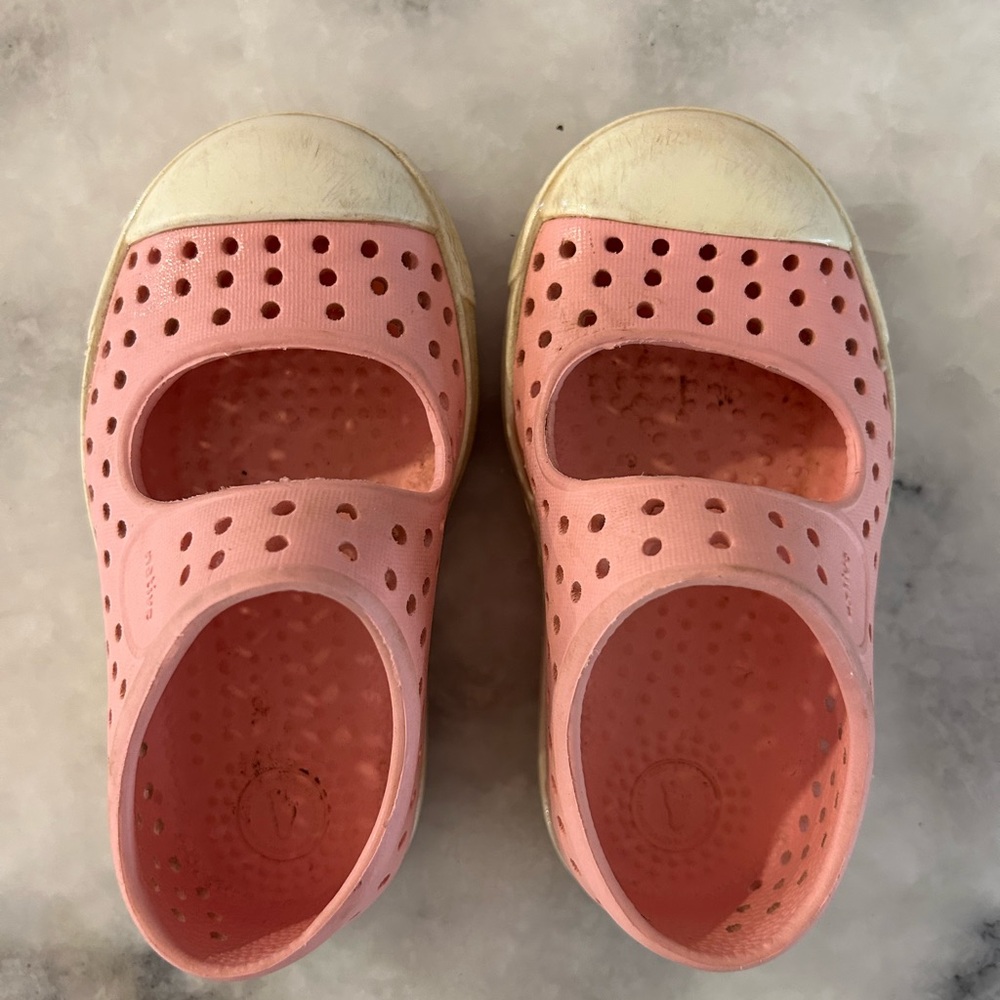 Kids Pink Native Shoes (water shoes)